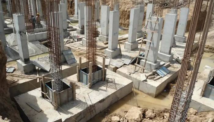 فاصله زمانی بتن ریزی سقف و ستون