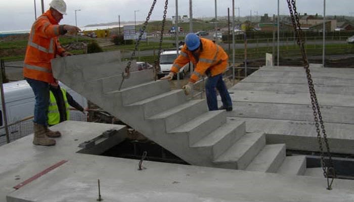 چگونگی اجرای راه پله بتنی