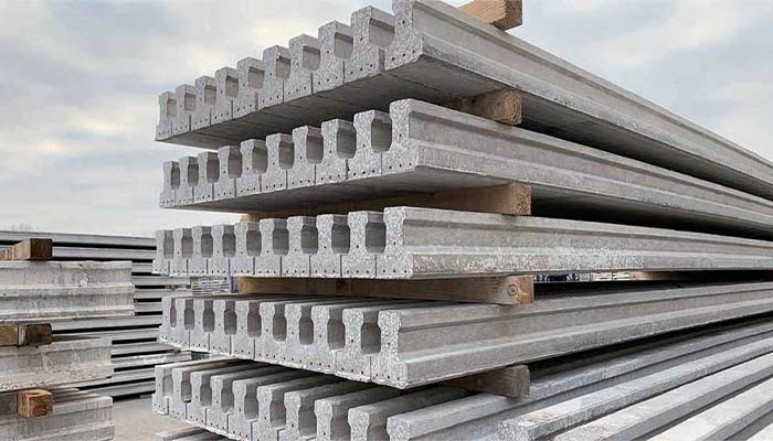 ارتفاع تیرچه پیش تنیده